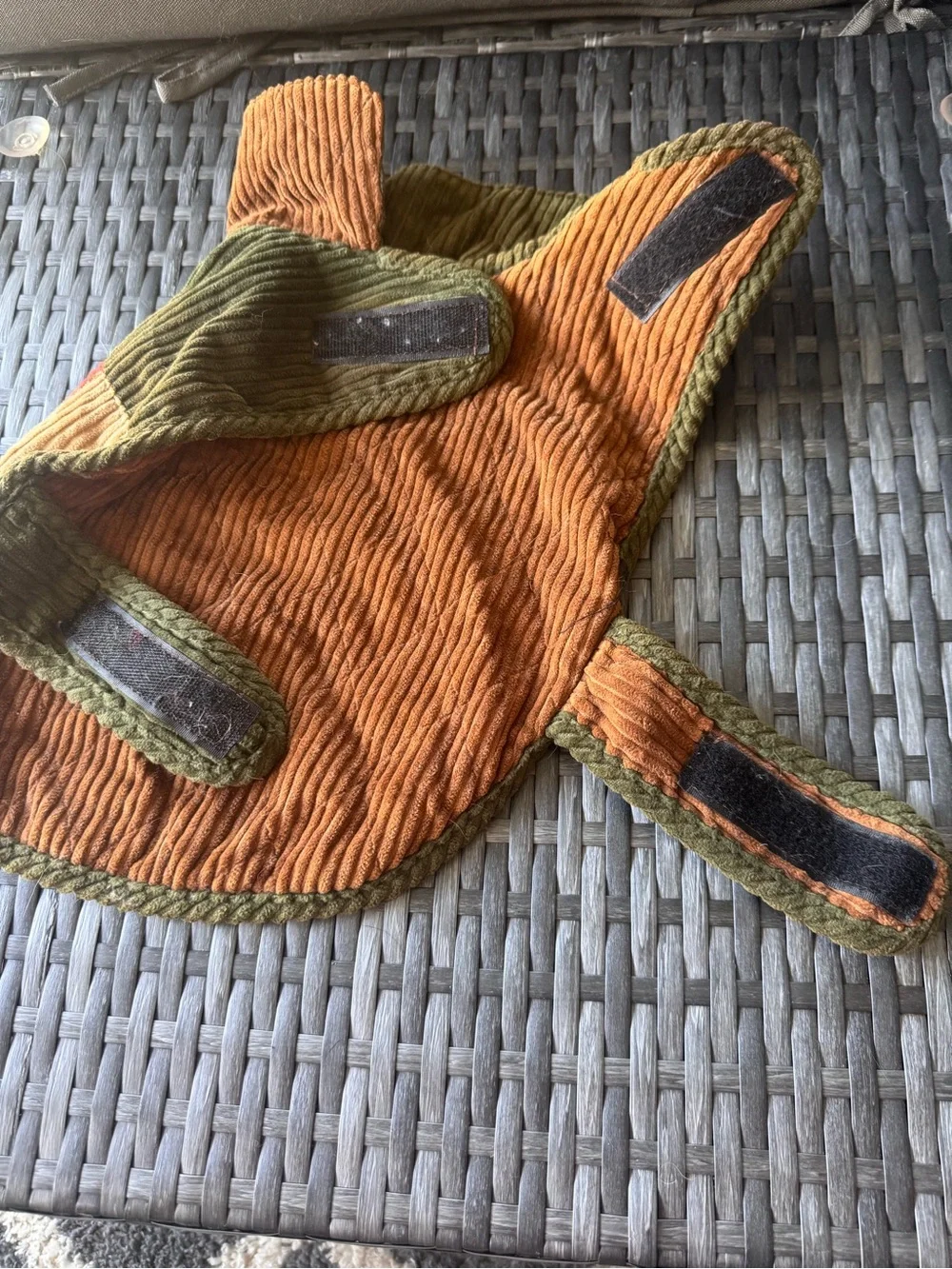 WOOLRICH Patchwork Corduroy Small Dog Outfit